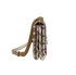 Embellished Tiger Flap Bag, side view